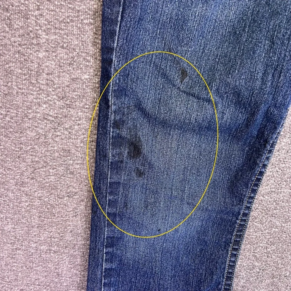 Ariat Rebar M4 Jeans Mens 37x31 Blue Relaxed Boot Cut Workwear Stretch Denim Y2K